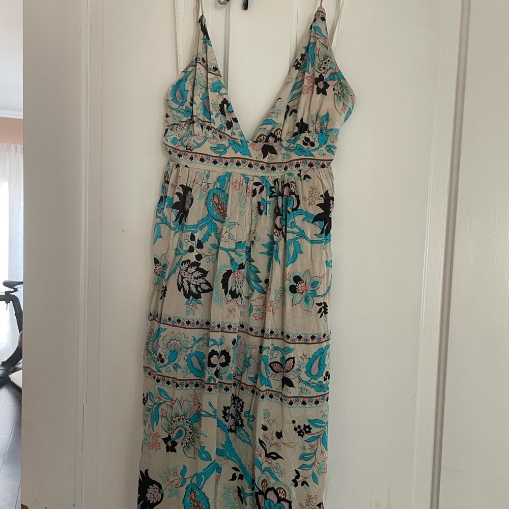 Alice and Trixie midi dress silk. Halter top